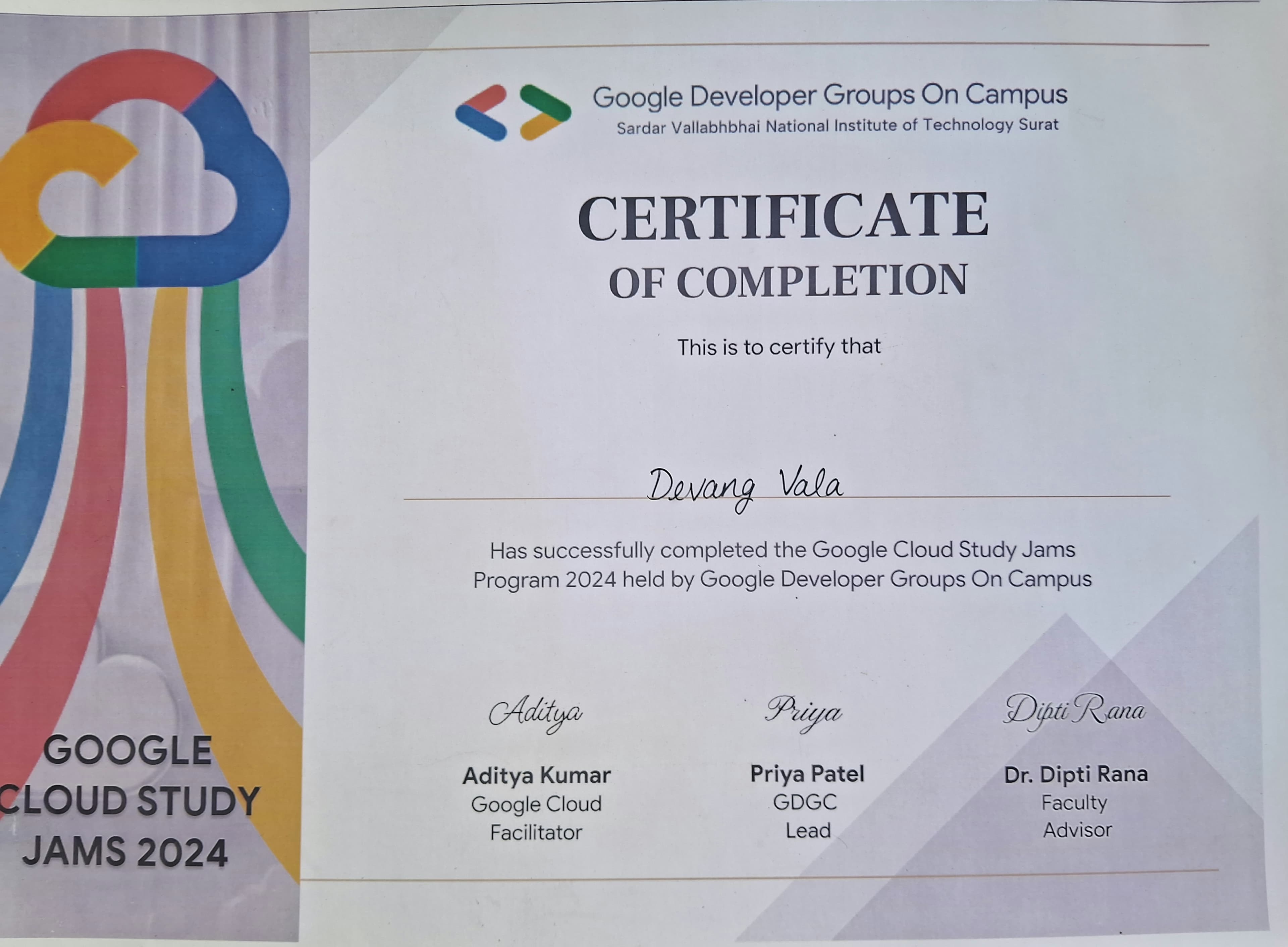 Google Cloud Study Jams 2024