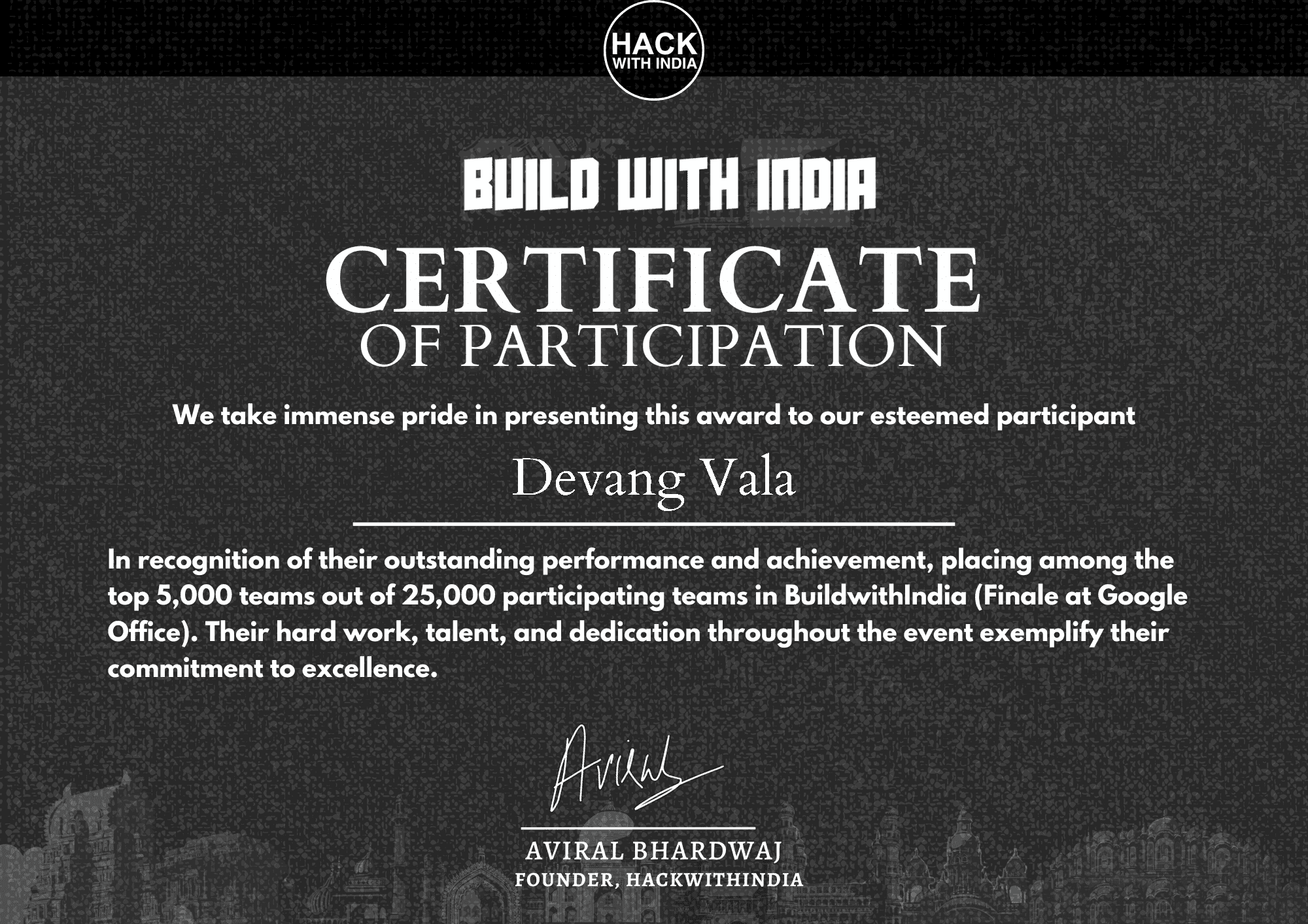 Build With India Hackathon 2025